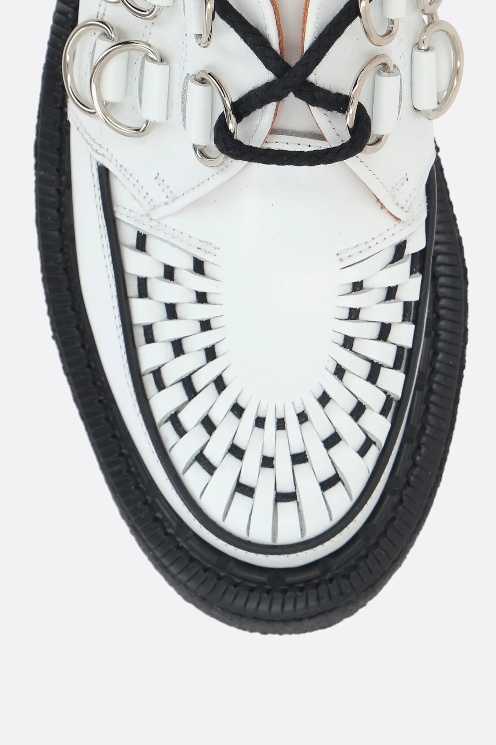 Women GEORGE COX X 10 CORSO COMO Gibson shiny leather creepers