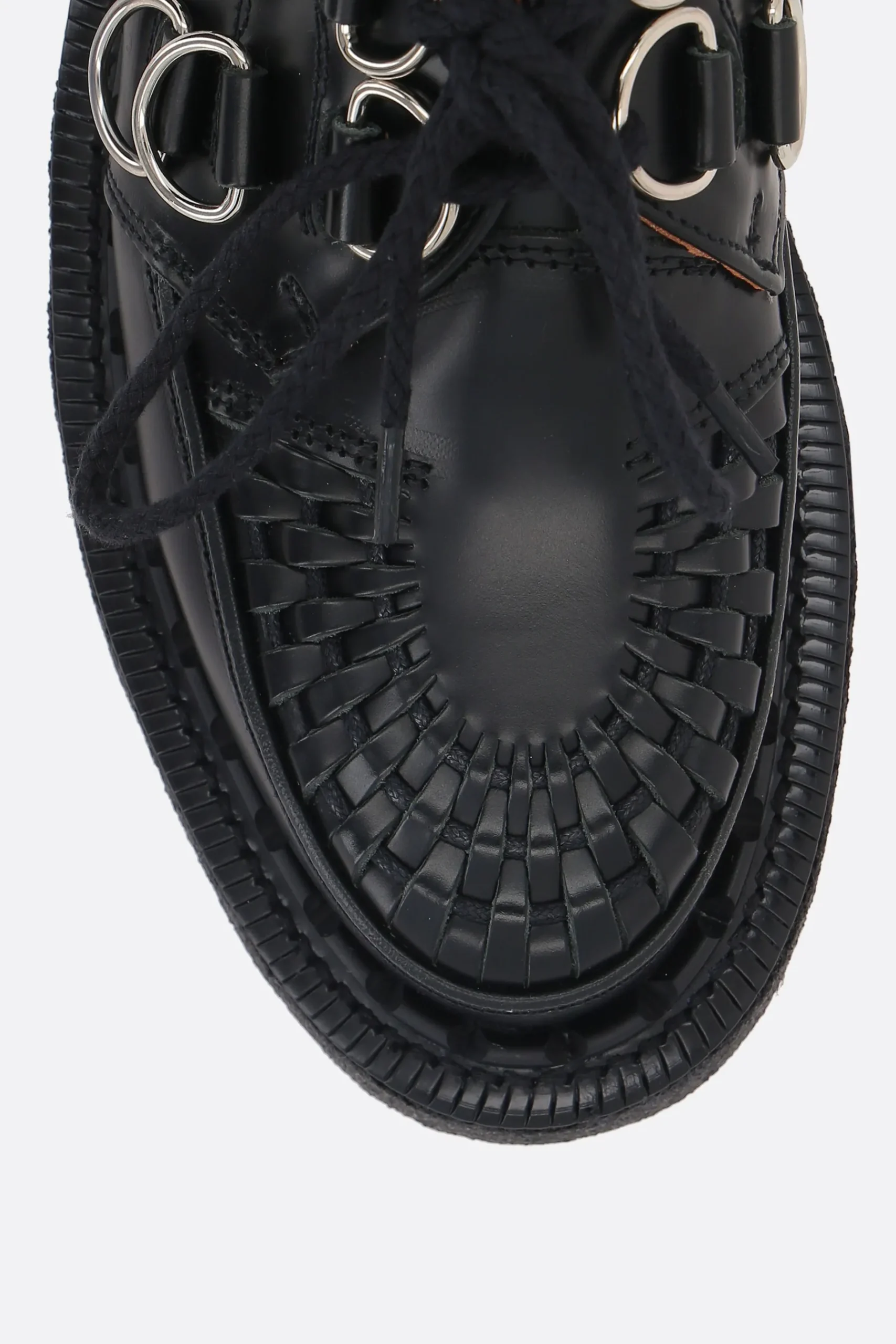 Women GEORGE COX X 10 CORSO COMO Gibson shiny leather creepers