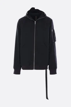 RICK OWENS DRKSHDW Gimp Flight bomber jacket in tencel ripstop
