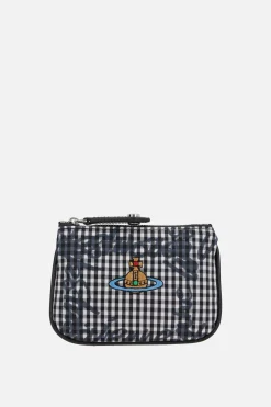 Women VIVIENNE WESTWOOD Gingham fabric coin purse