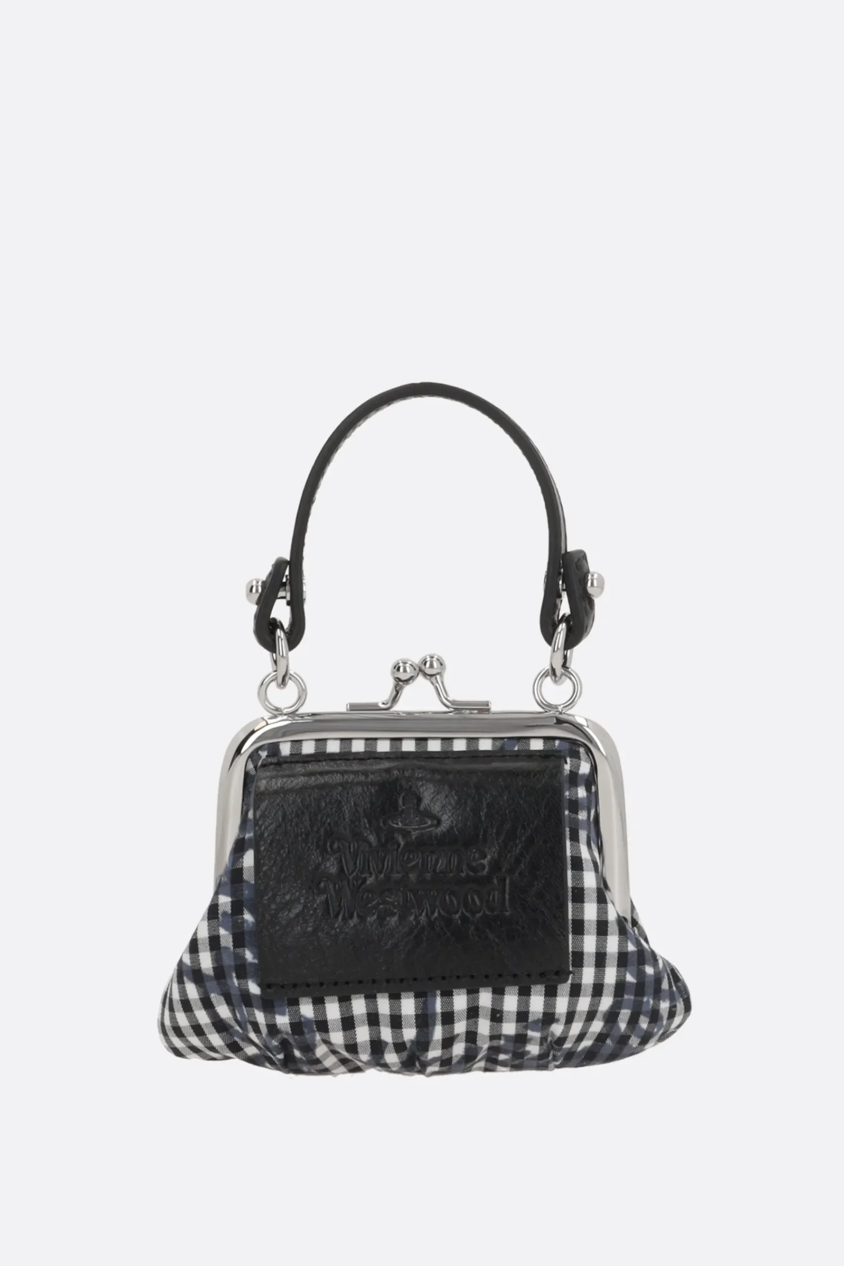 Women VIVIENNE WESTWOOD Gingham fabric mini granny with chain