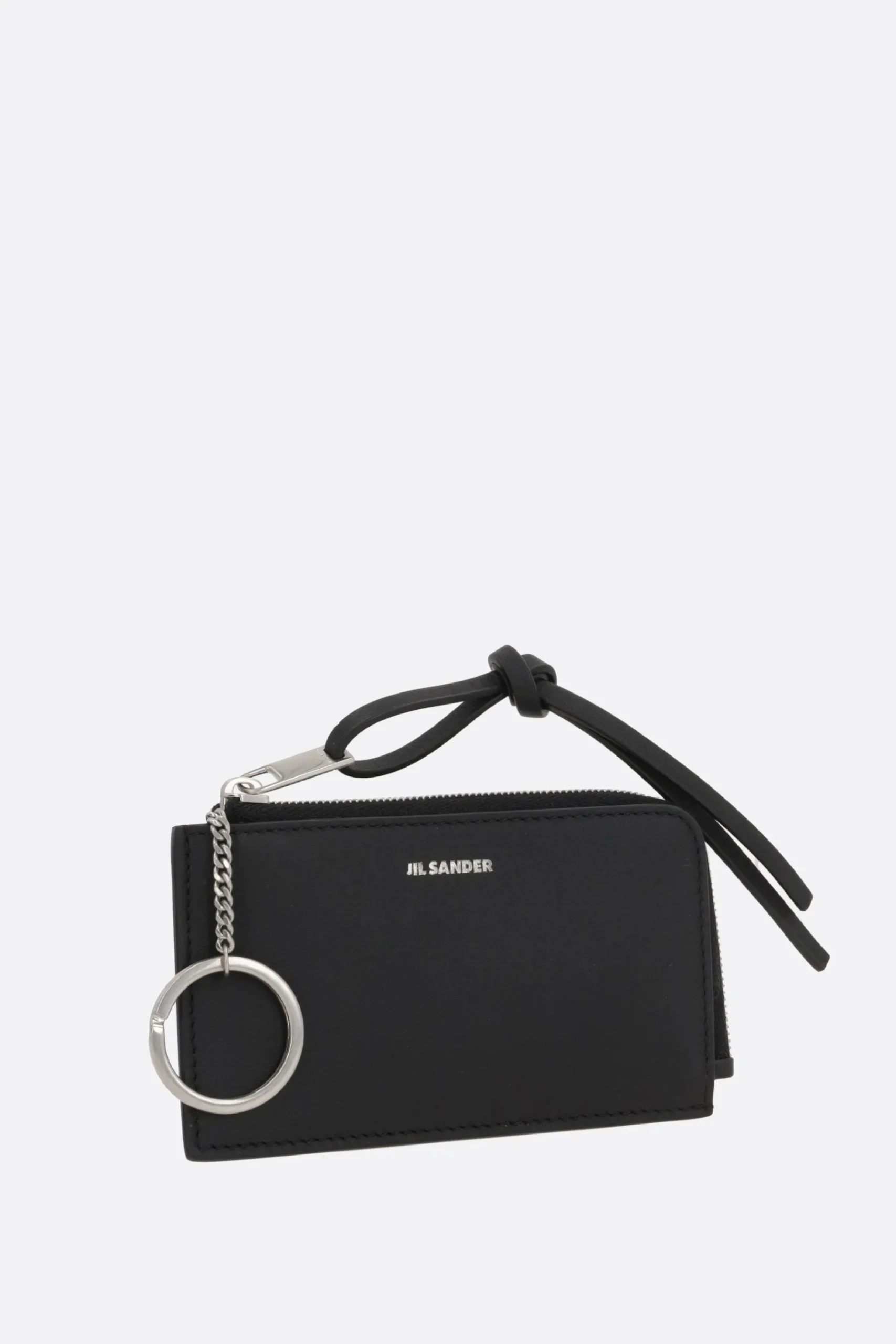 JIL SANDER Giro key pouch in smooth leather