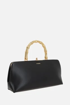 Women JIL SANDER Goji Bamboo small bag in shiny leather