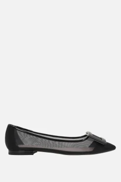 Women ROGER VIVIER Gommettine mesh ballerinas