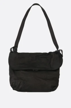 YOHJI YAMAMOTO grainy leather crossbody bag