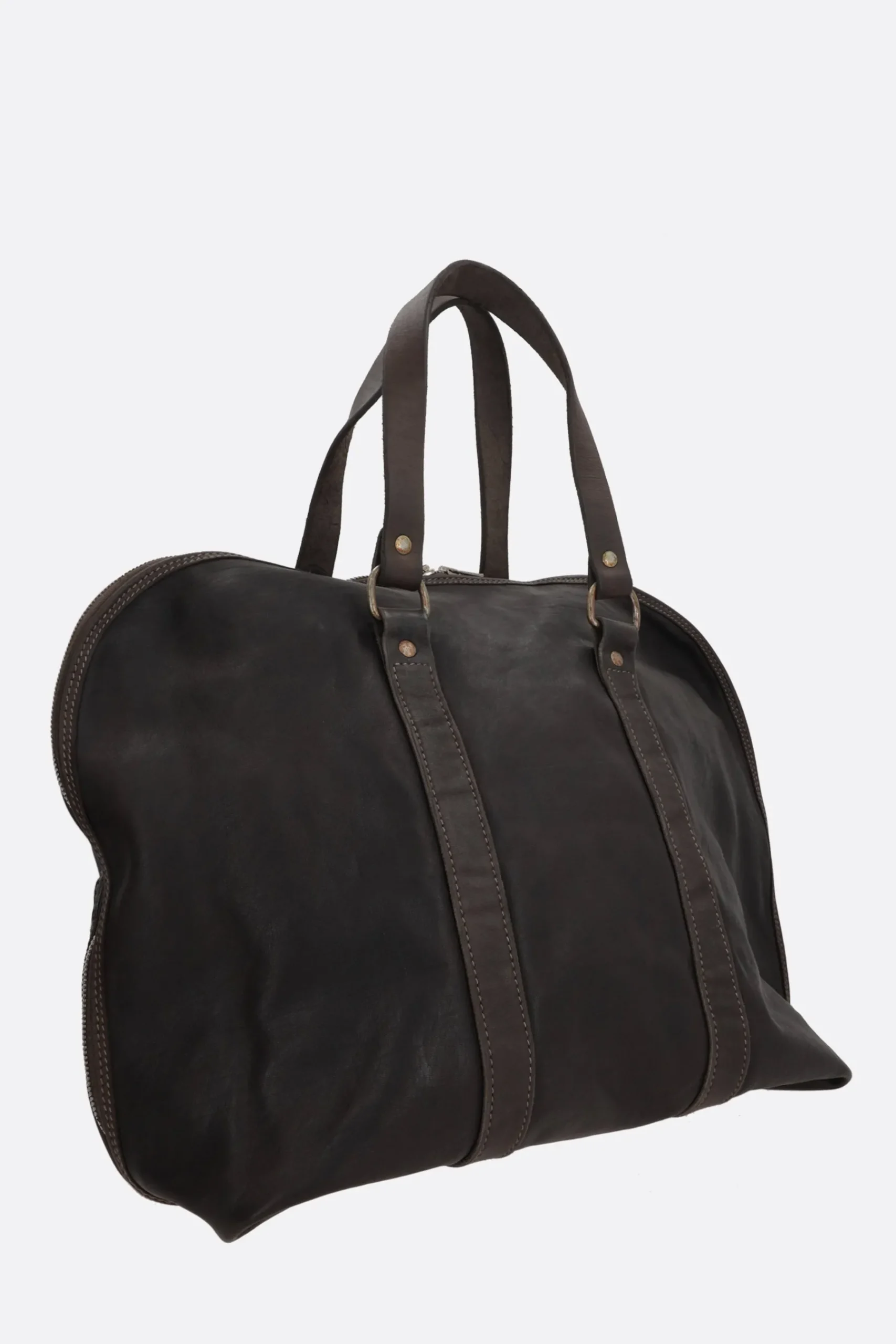Women GUIDI grainy leather medium handbag