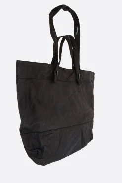 YOHJI YAMAMOTO grainy leather tote bag
