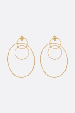 Women LIA DI GREGORIO Grande Ovale earrings