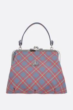 Women VIVIENNE WESTWOOD Granny Frame Purse faux leather handbag