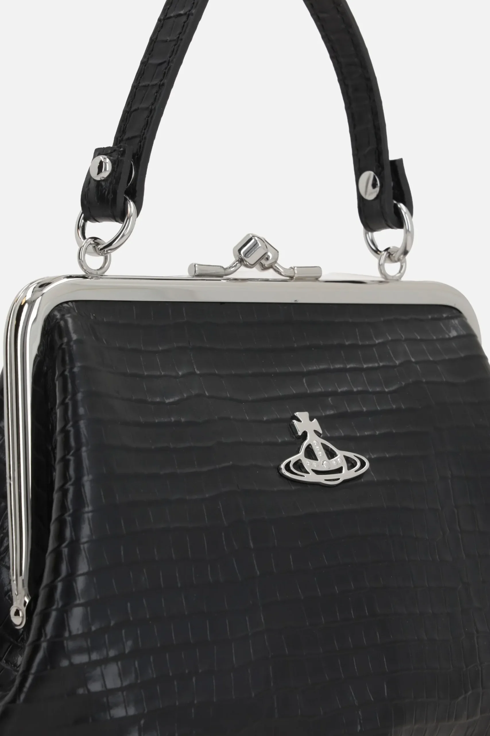 Women VIVIENNE WESTWOOD Granny Frame Purse handbag in leather