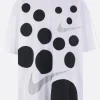 BLACK COMME des GARÇONS graphic print cotton oversized t-shirt