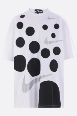 BLACK COMME des GARÇONS graphic print cotton oversized t-shirt