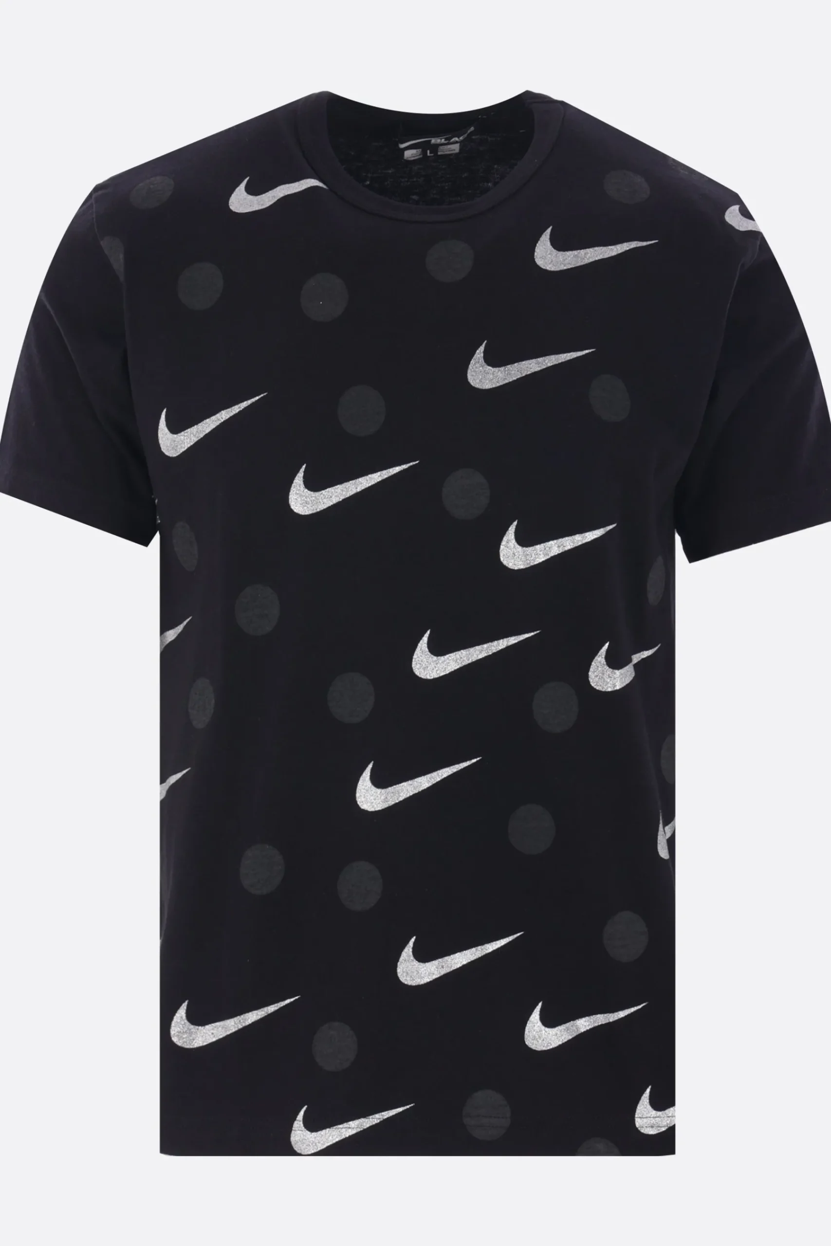 BLACK COMME des GARÇONS graphic print cotton t-shirt