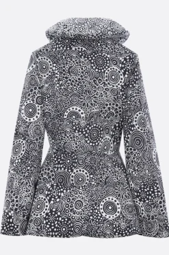 Women 10 CORSO COMO graphic print nylon double-breasted down jacket
