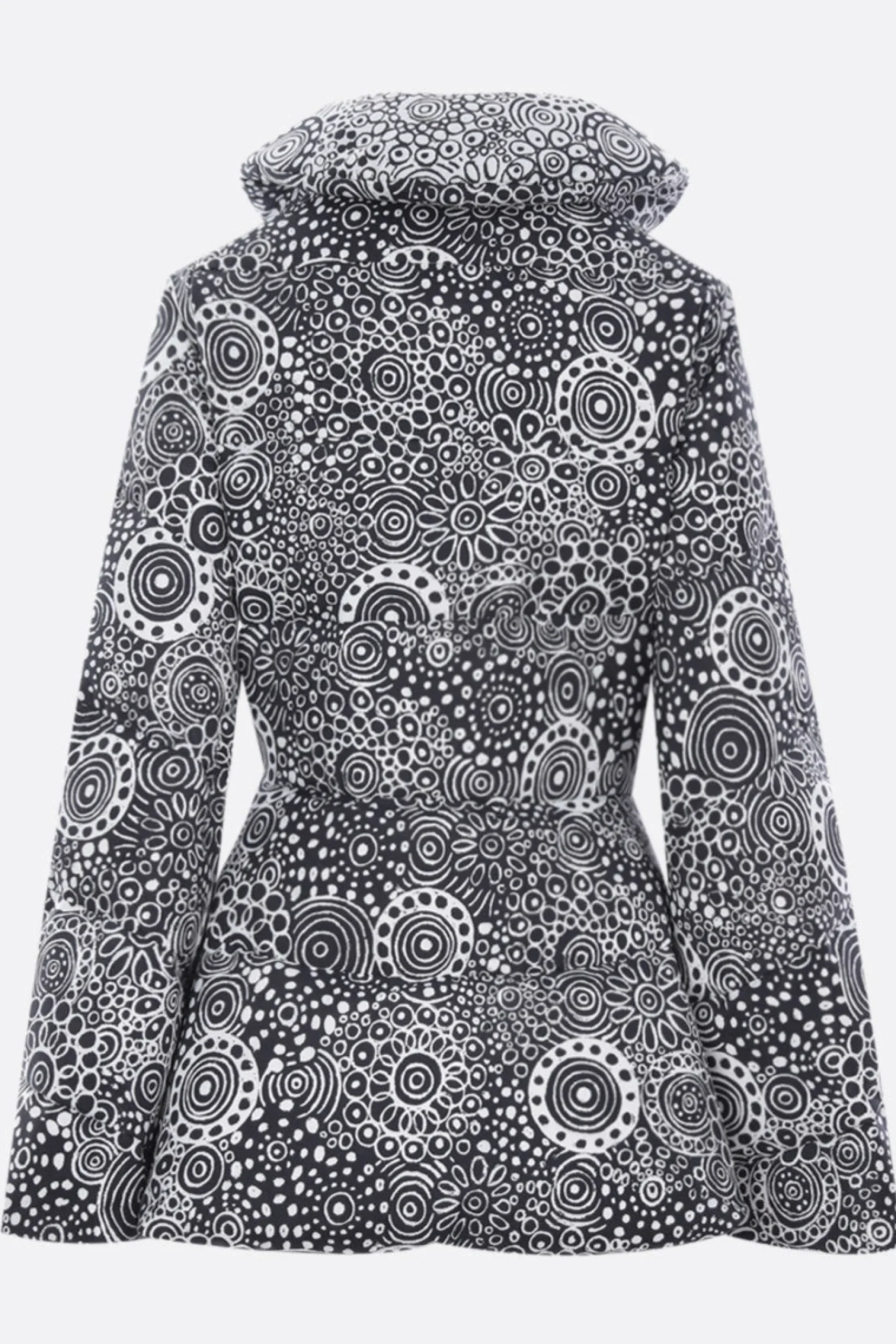 Women 10 CORSO COMO graphic print nylon double-breasted down jacket