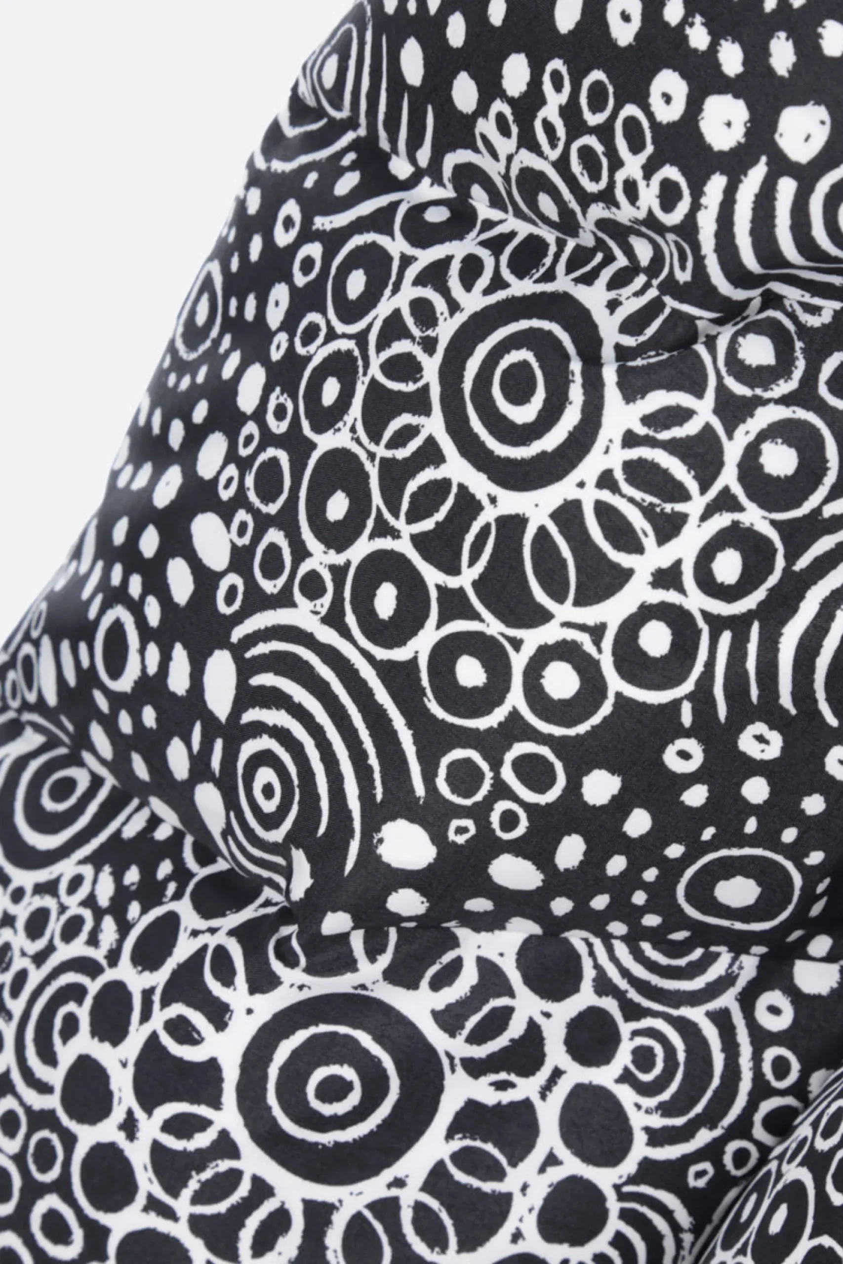 Women 10 CORSO COMO graphic print nylon double-breasted down jacket