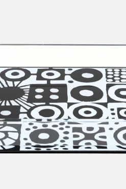 10 CORSO COMO graphic print plexiglass vide poche plate