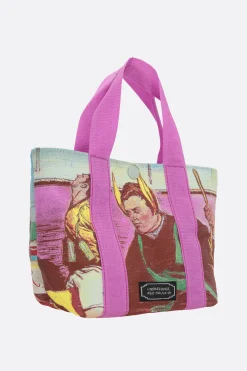 Women UNDERCOVER graphic printed nylon tote bag