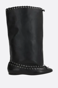 Women ALL IN Grommet boots in nappa leather