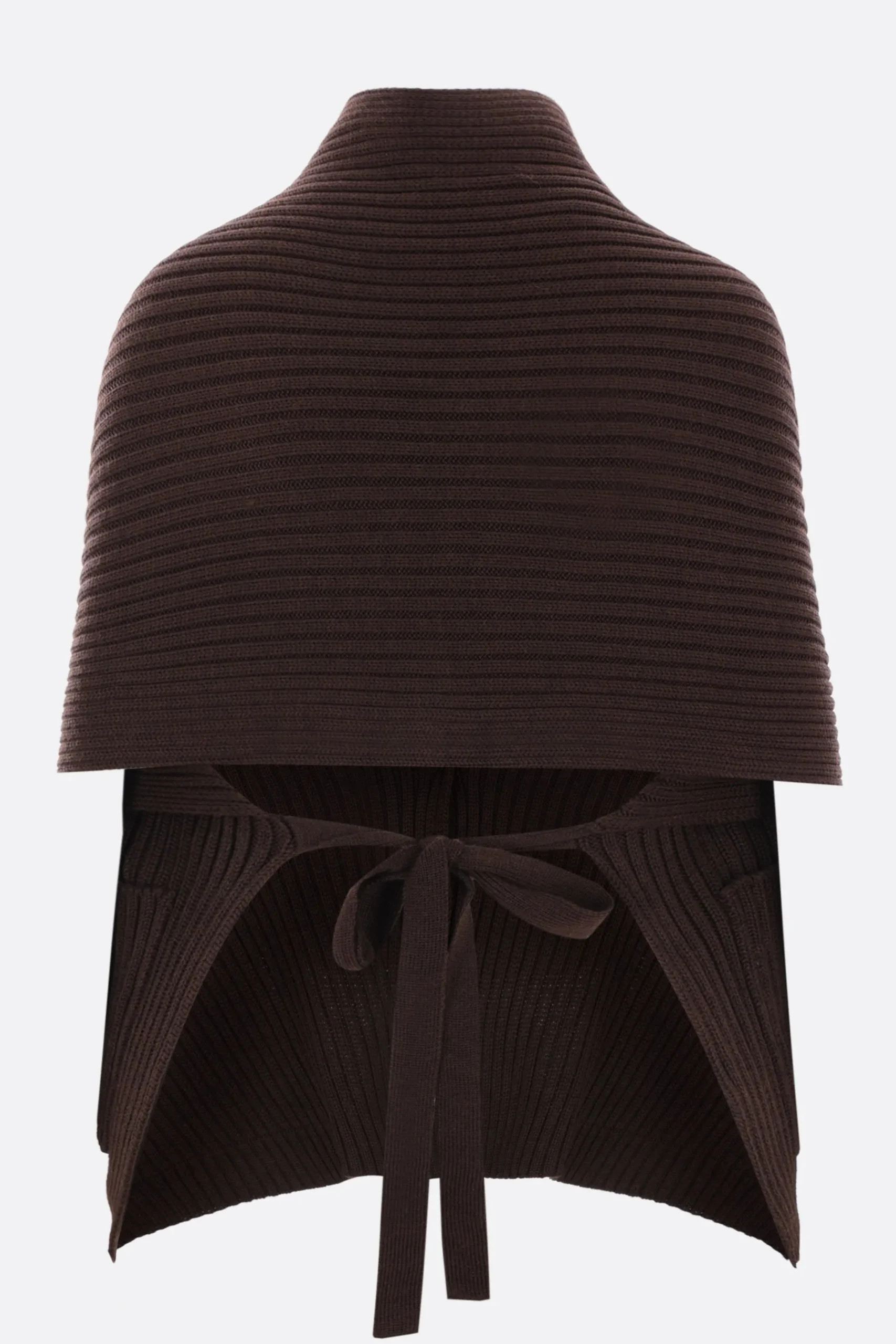 Women NICCOLÒ PASQUALETTI Halterneck ribbed wool cape