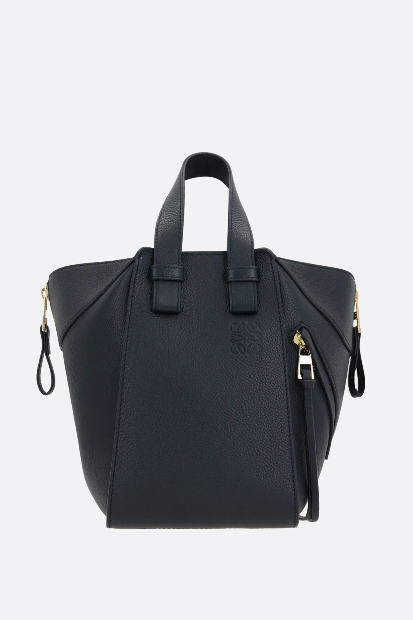 Women LOEWE Hammock grainy leather compact bag