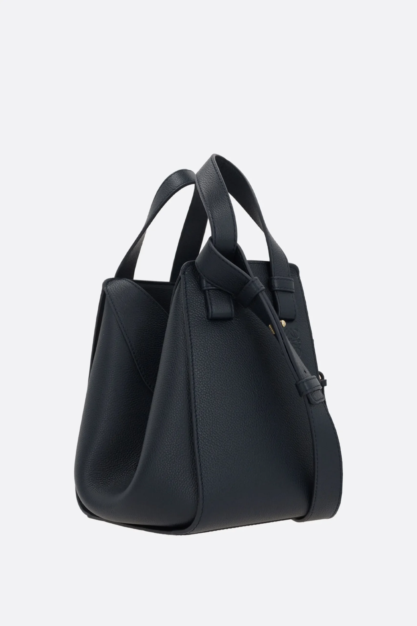 Women LOEWE Hammock grainy leather compact bag