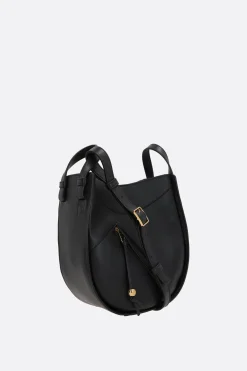 Women LOEWE Hammock slice bag in shiny leather