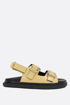 Women ALOHAS Harper Onix fussbet sandals in patent leather