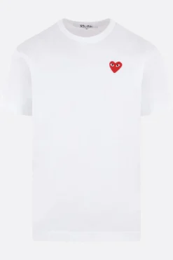 COMME DES GARÇONS PLAY Heart patch cotton t-shirt