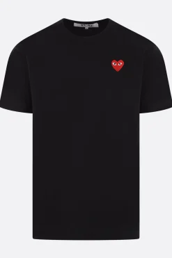 COMME DES GARÇONS PLAY Heart patch cotton t-shirt