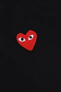 COMME DES GARÇONS PLAY Heart patch cotton t-shirt