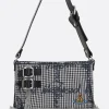 Women VIVIENNE WESTWOOD Heater shoulder bag in Gingham fabric