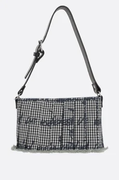 Women VIVIENNE WESTWOOD Heater shoulder bag in Gingham fabric