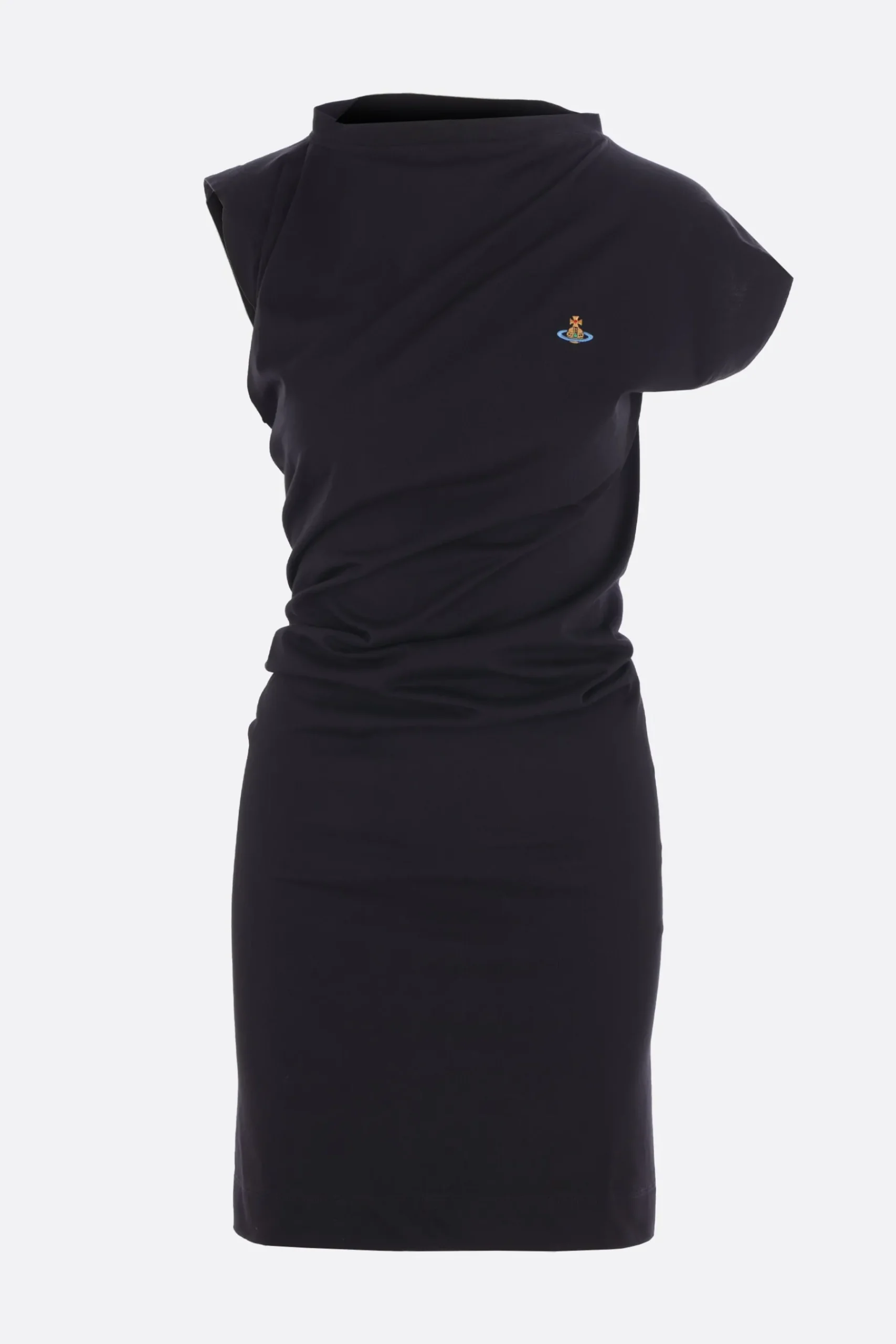 Women VIVIENNE WESTWOOD Hebo asymmetric dress in organic cotton