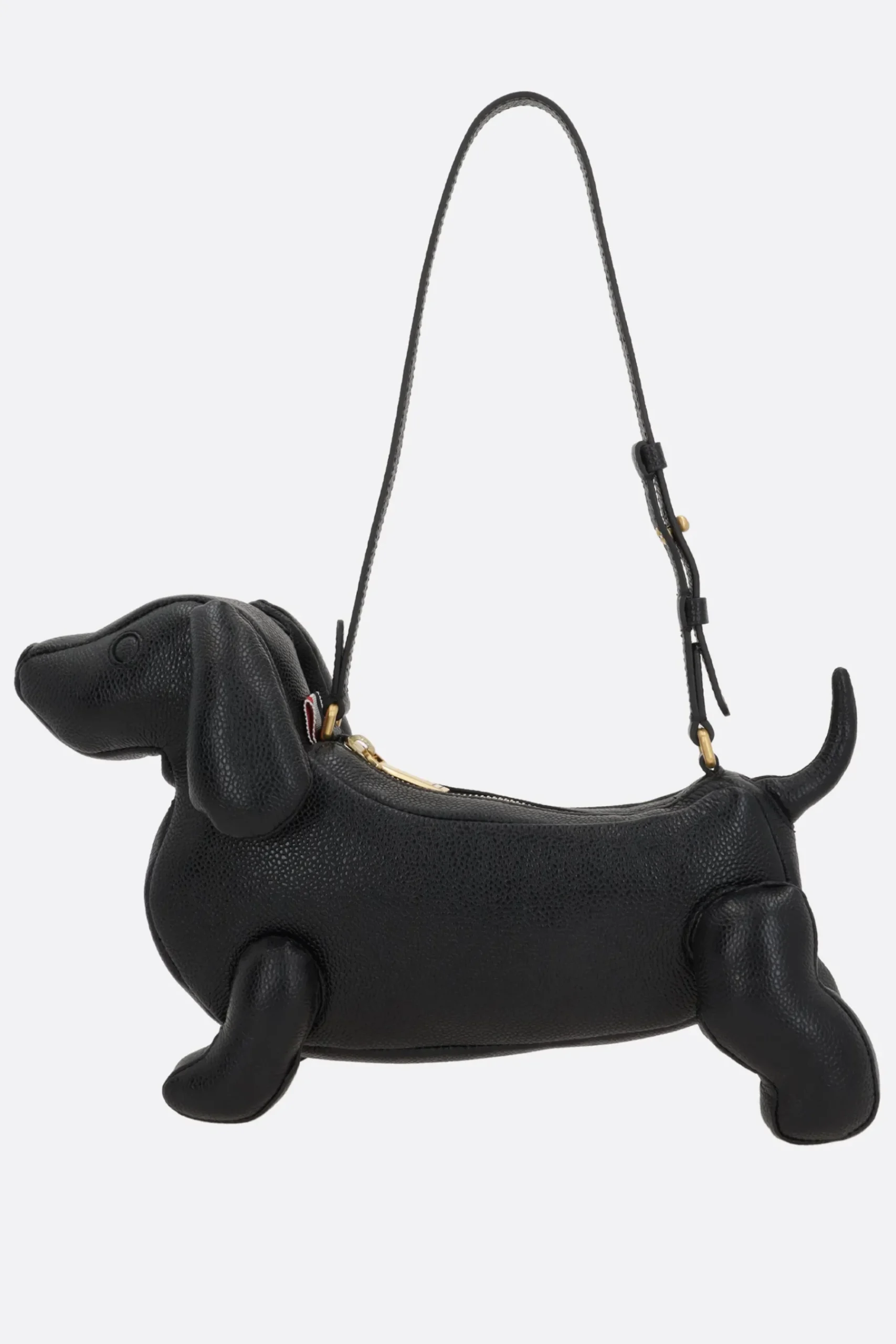 Women THOM BROWNE Hector Baguette bag in Pebble Grain leather