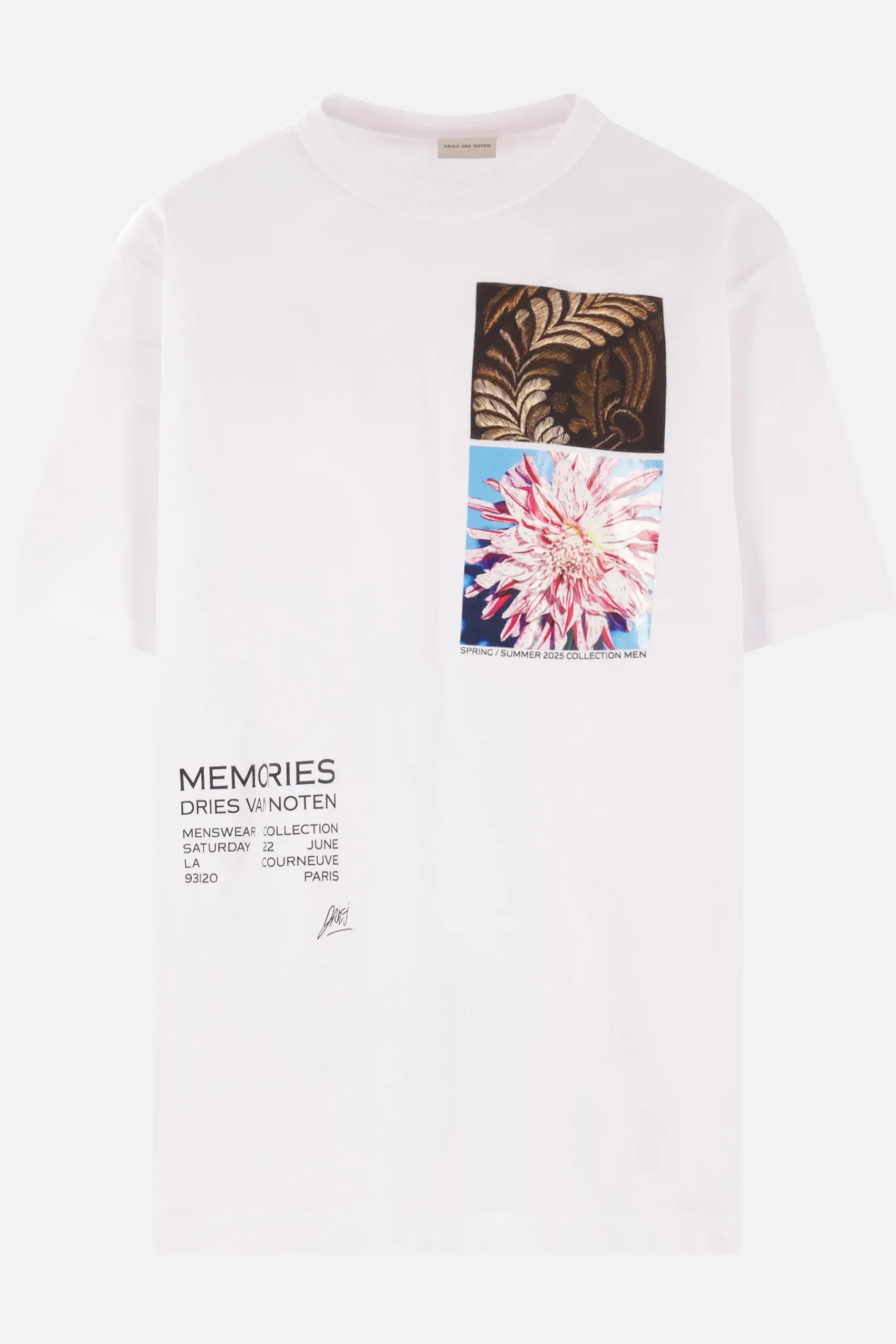 DRIES VAN NOTEN Heer cotton t-shirt