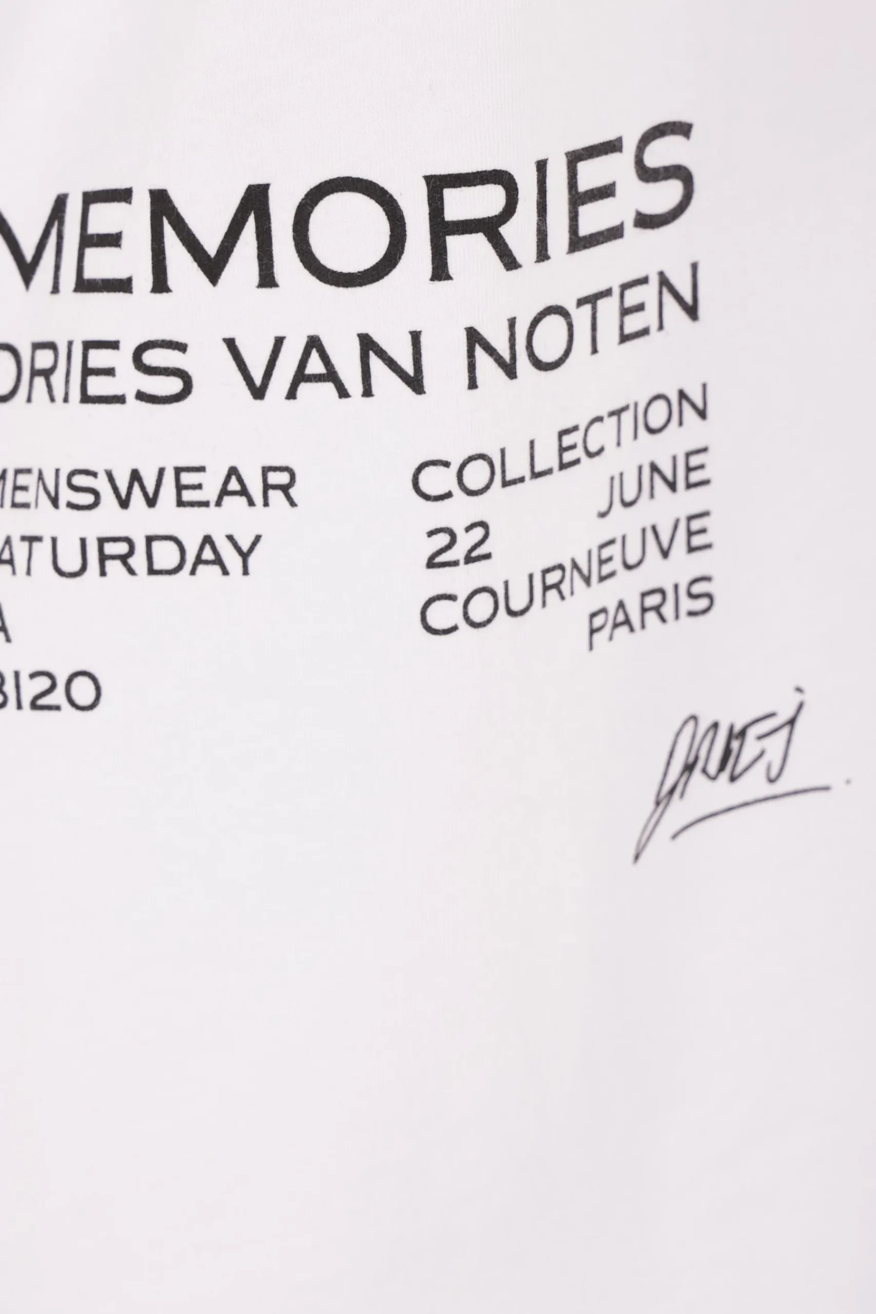 DRIES VAN NOTEN Heer cotton t-shirt