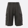 ZIGGY CHEN hemp blend cargo shorts