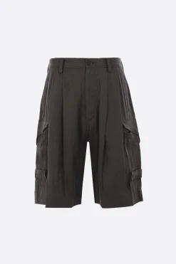 ZIGGY CHEN hemp blend cargo shorts