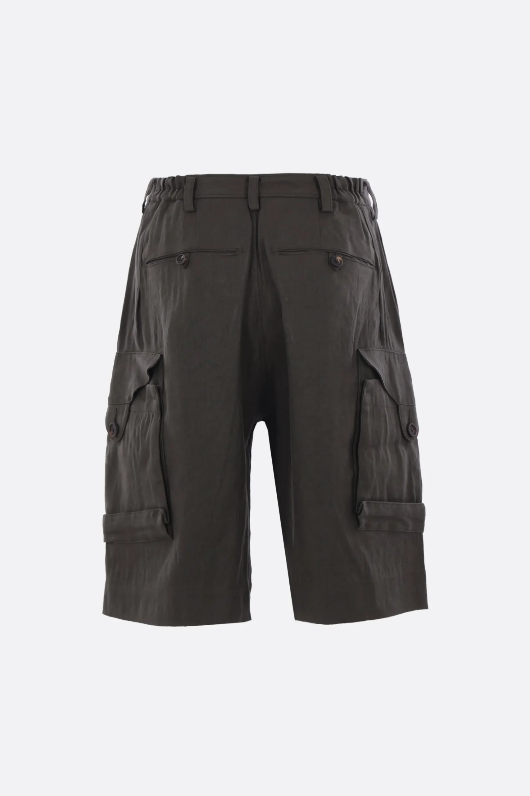 ZIGGY CHEN hemp blend cargo shorts