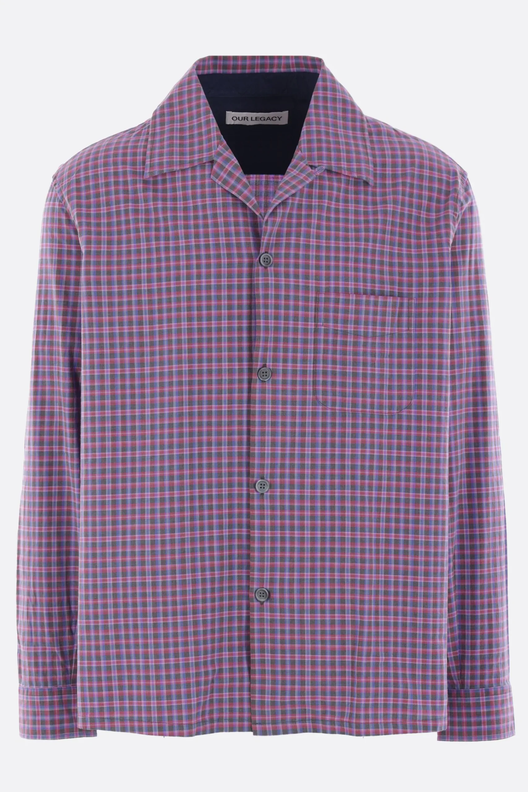 OUR LEGACY Heusen shirt in check cotton