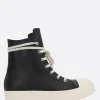 Women RICK OWENS high-top smooth leather sneakers