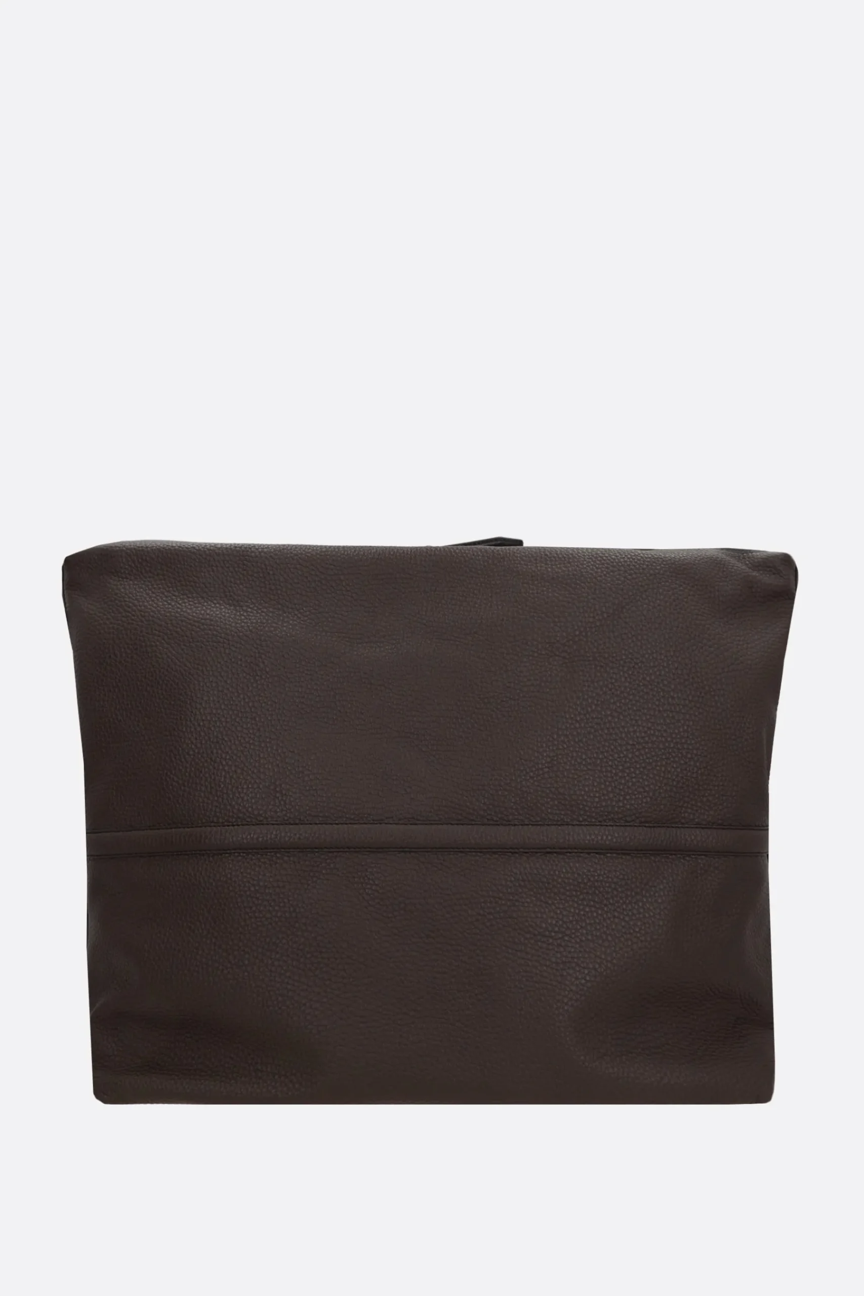 DRIES VAN NOTEN Holdall shoulder bag in grainy leather