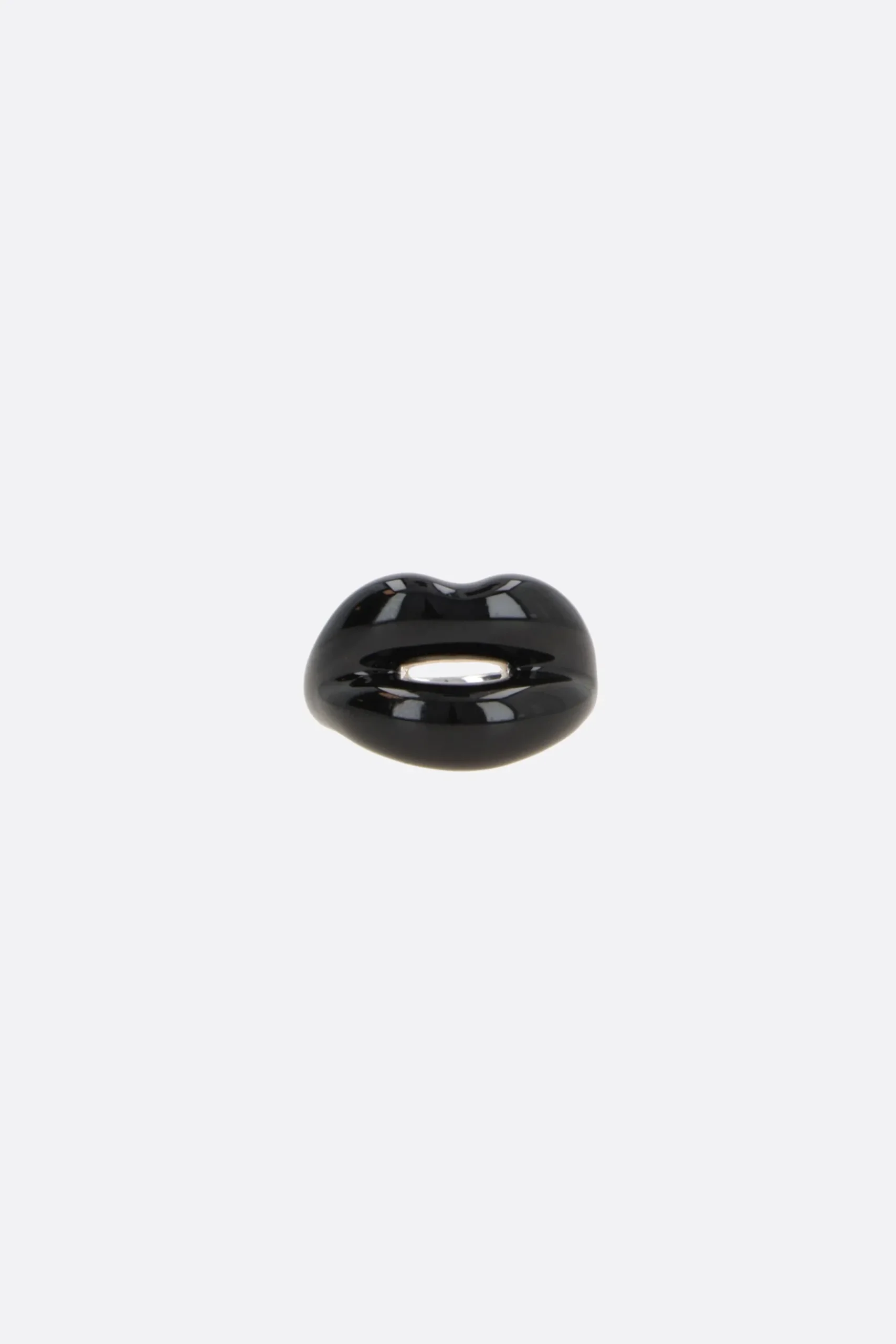 Women HOTLIPS BY SOLANGE Hotlips enameled silver ring