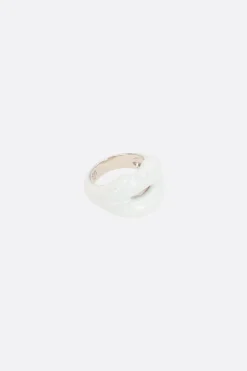 Women HOTLIPS BY SOLANGE Hotlips enameled silver ring