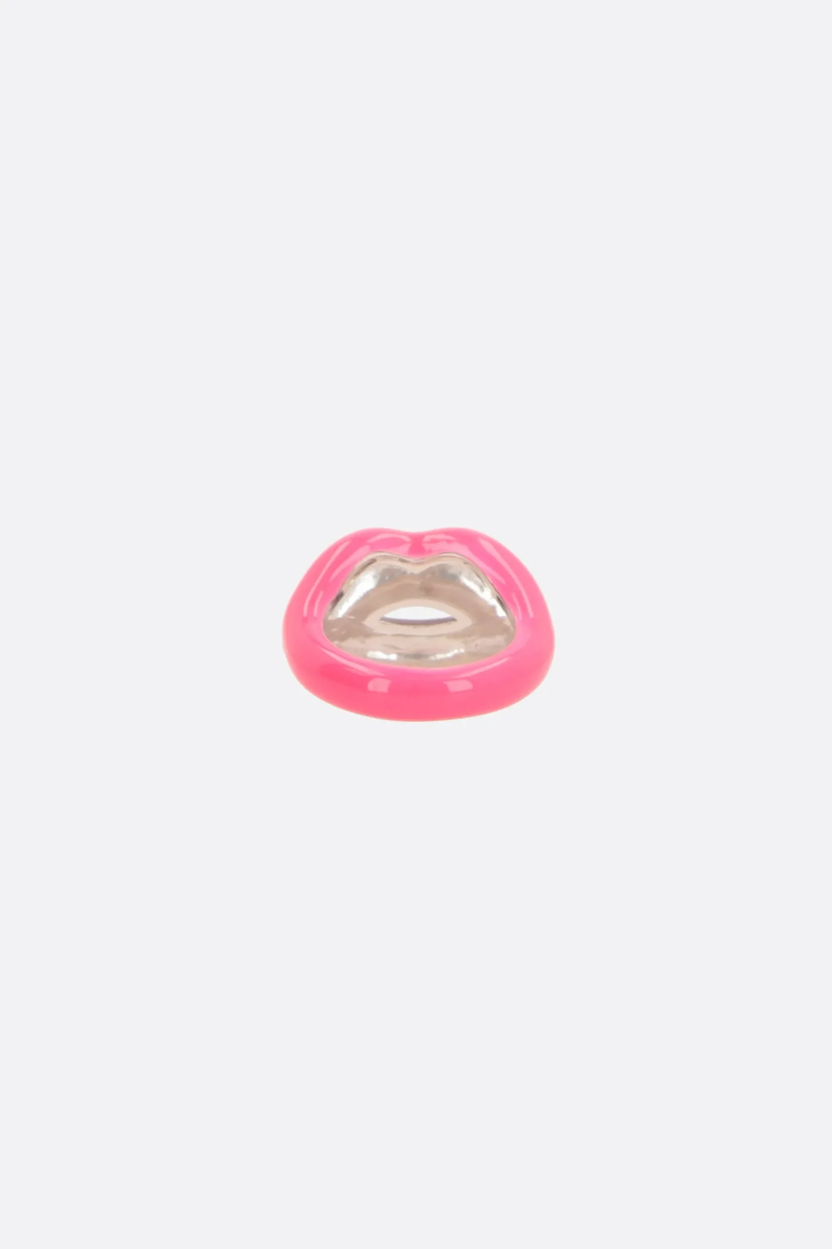 Women HOTLIPS BY SOLANGE Hotlips enameled silver ring