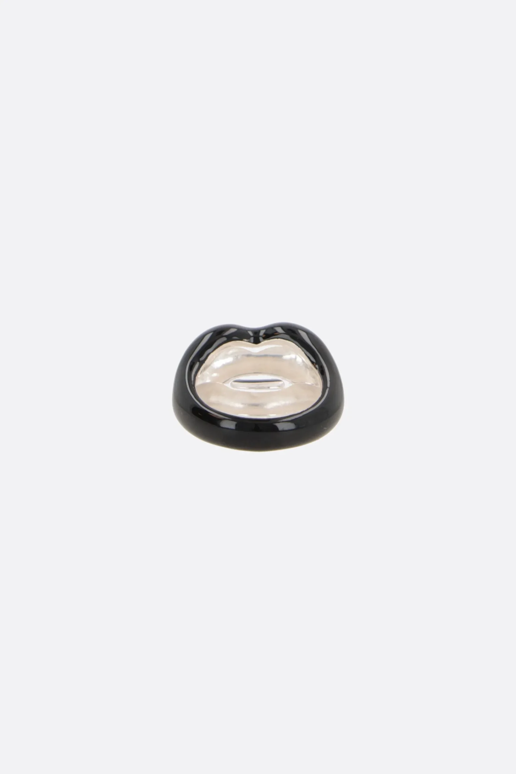 Women HOTLIPS BY SOLANGE Hotlips enameled silver ring