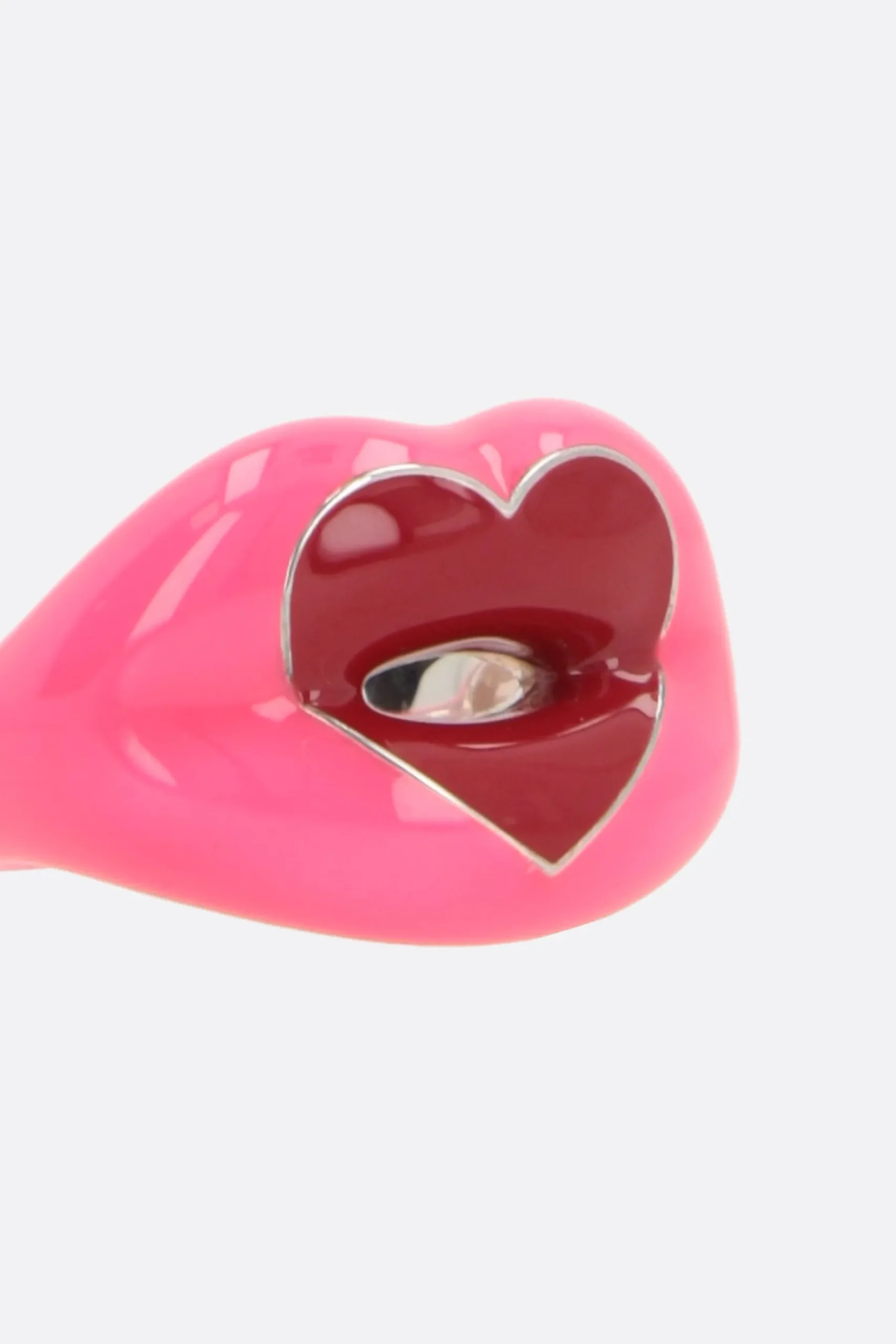 Women HOTLIPS BY SOLANGE Hotlips enameled silver ring