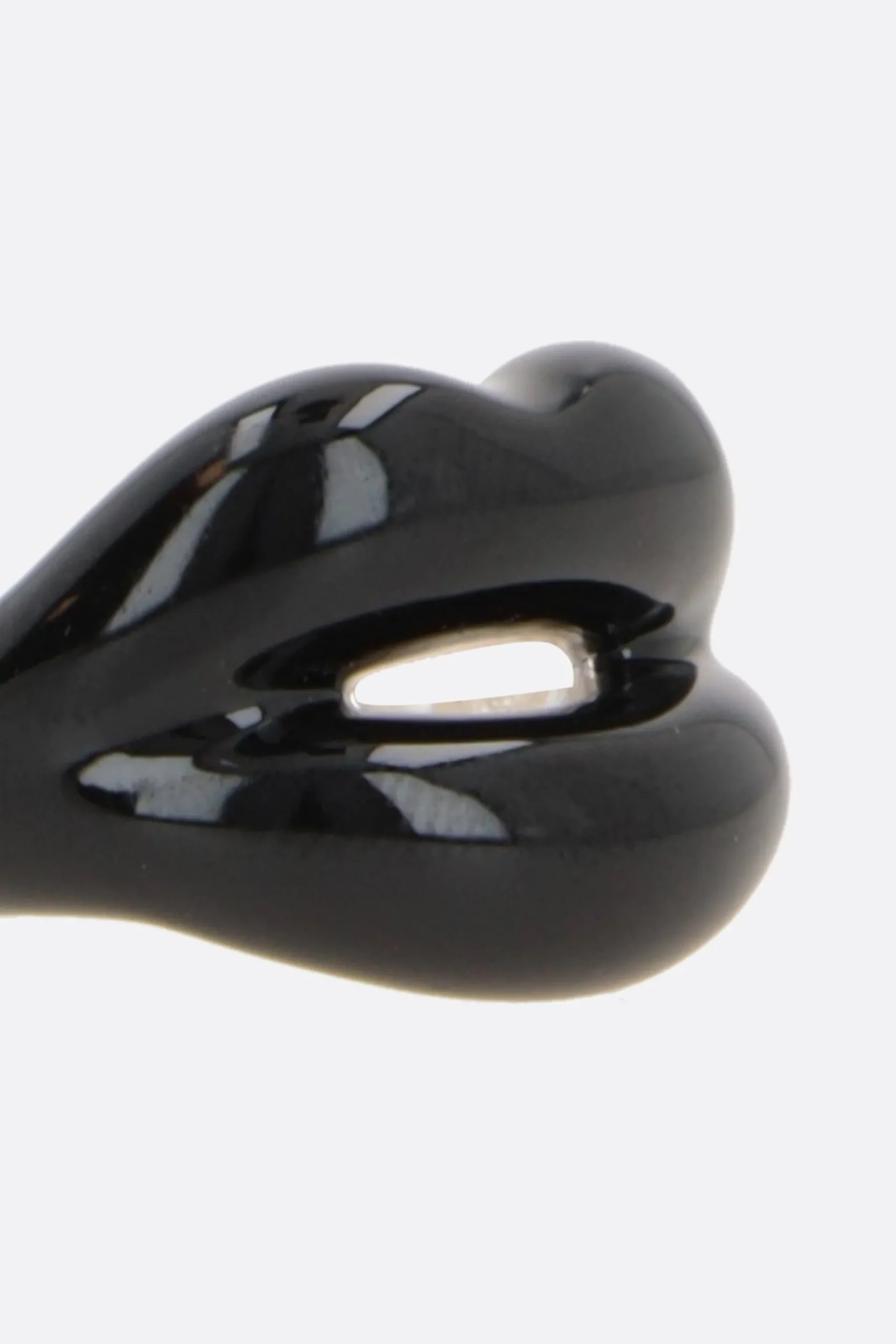 Women HOTLIPS BY SOLANGE Hotlips enameled silver ring