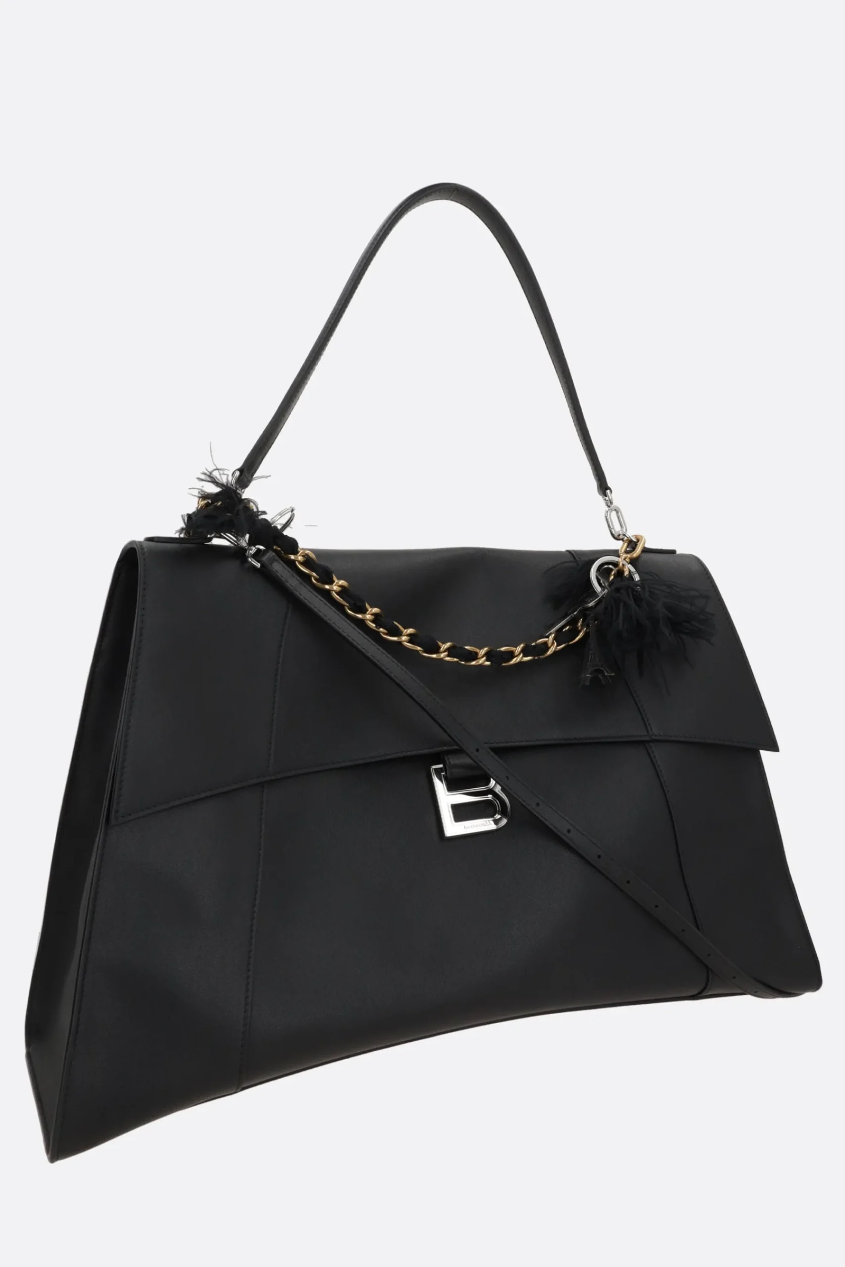 Women BALENCIAGA Hourglass Soft large handbag in smooth leather